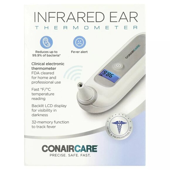 ConairCare Infrared Ear Thermometer NEW IN SEALED BOX - Picture 1 of 3